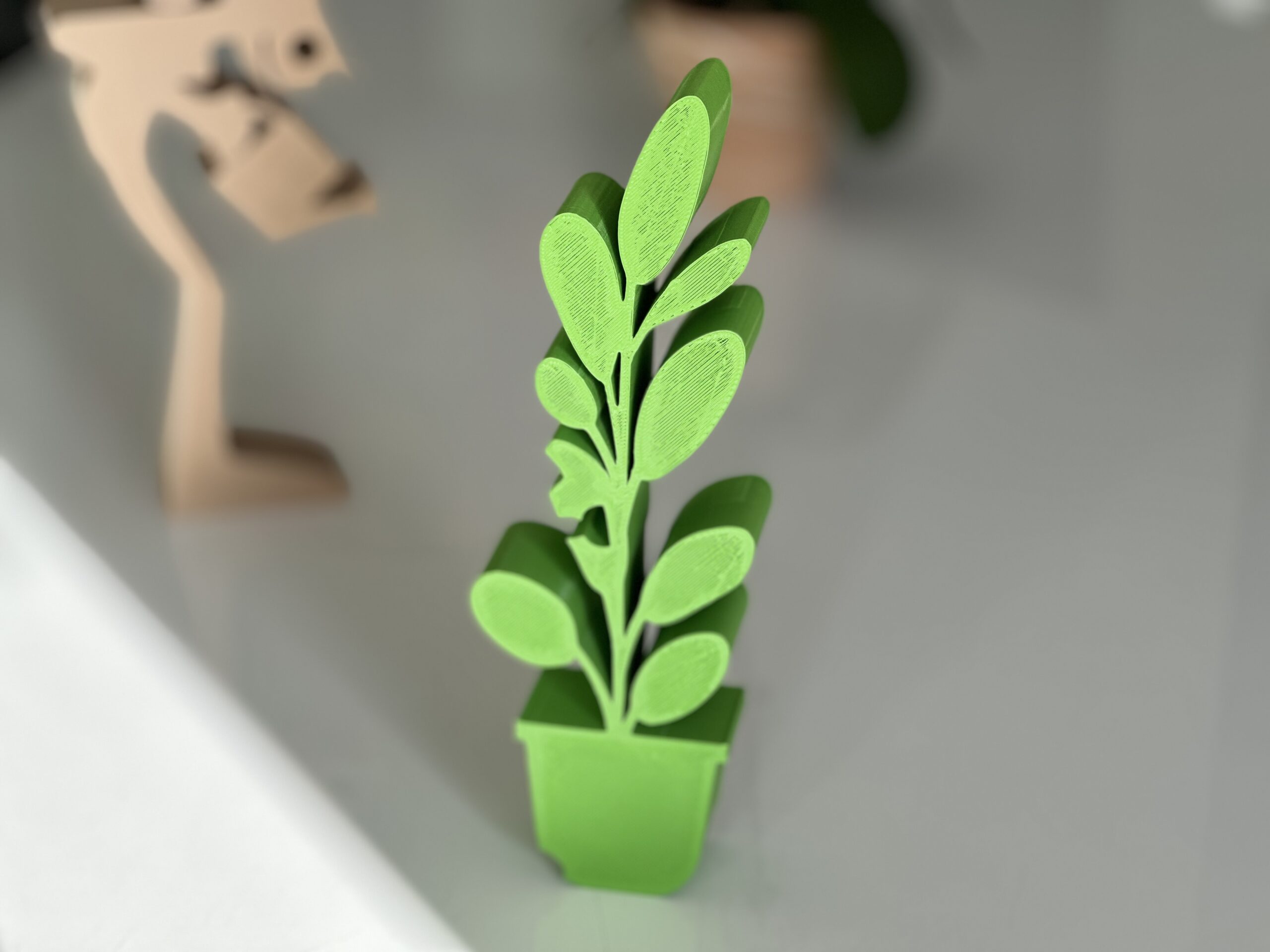 Woman Watering Plant