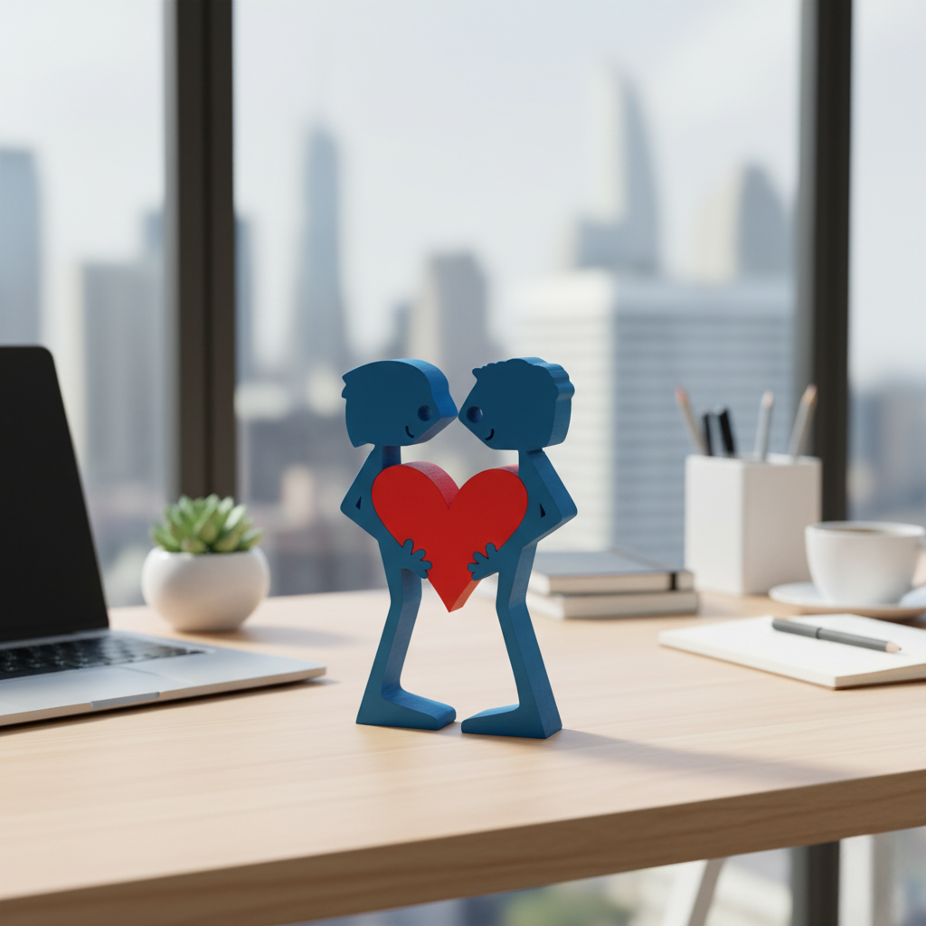 Two Men United by Love