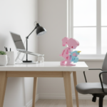 Girl Playing with Unicorn