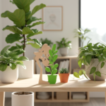 Woman Watering Plant