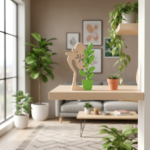 Woman Watering Plant