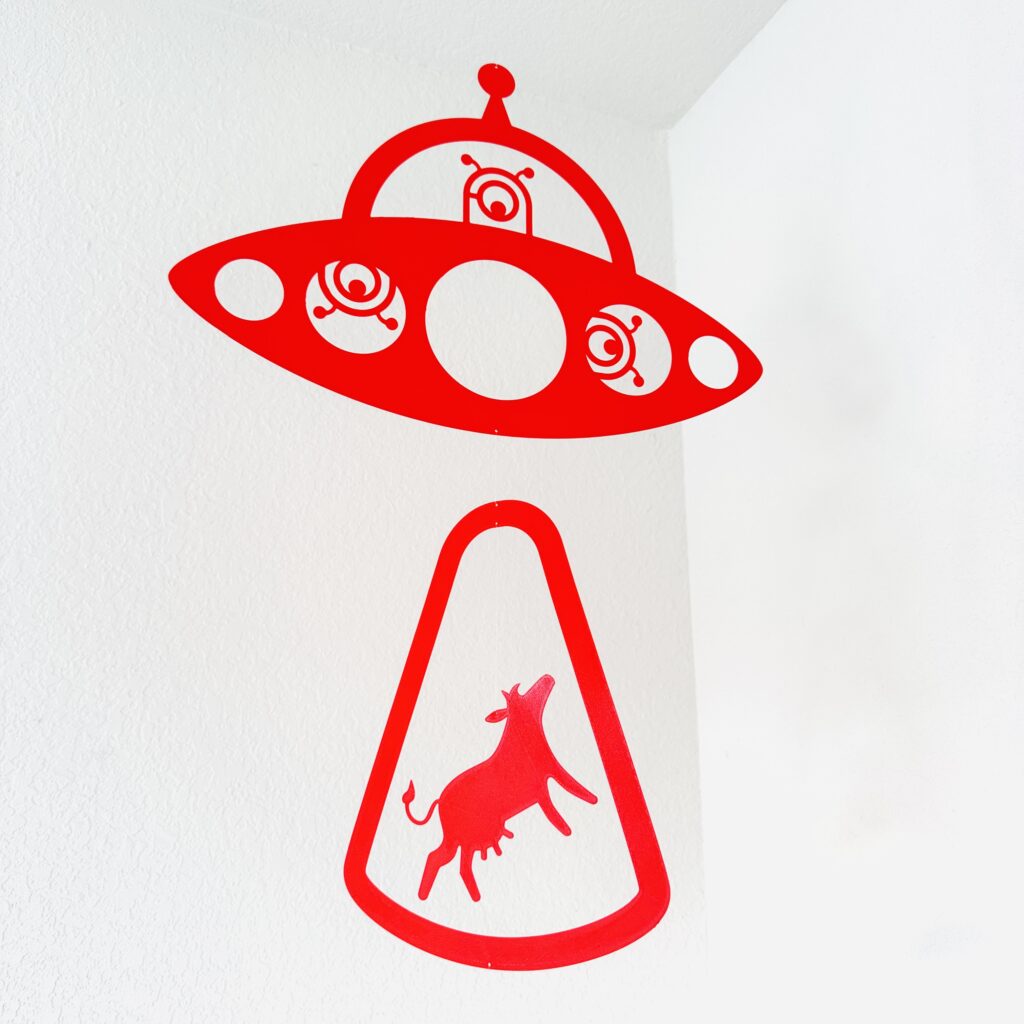 UFO Cow Abduction