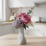 Twisted marble vase