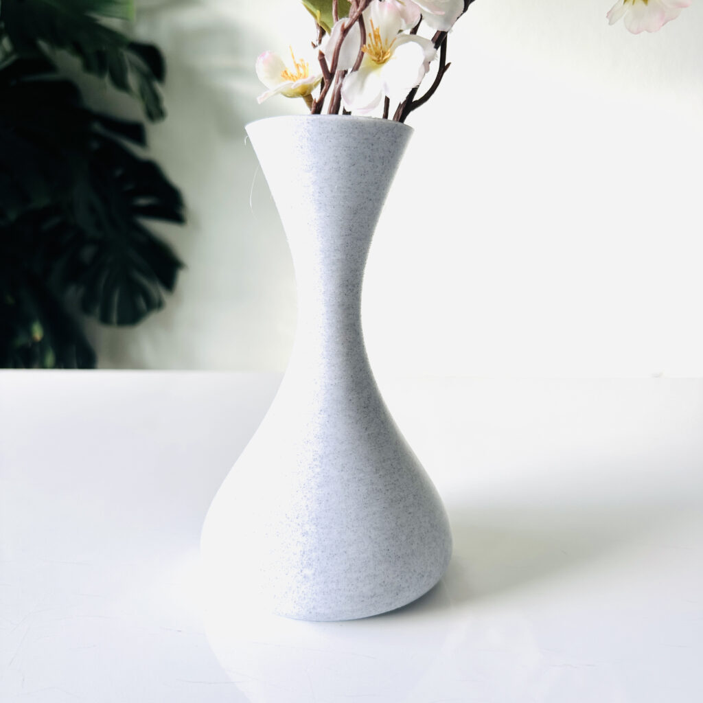 White marble vase
