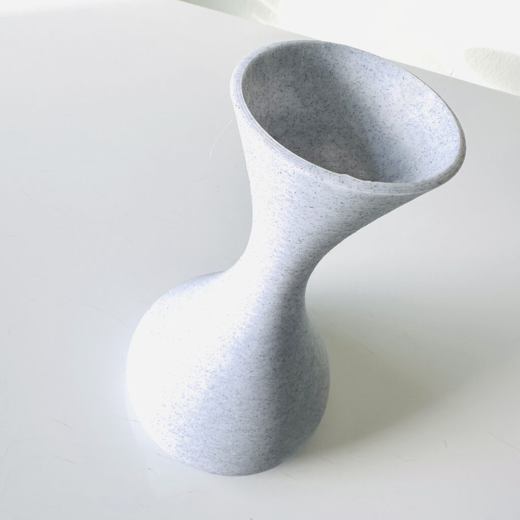 White marble vase