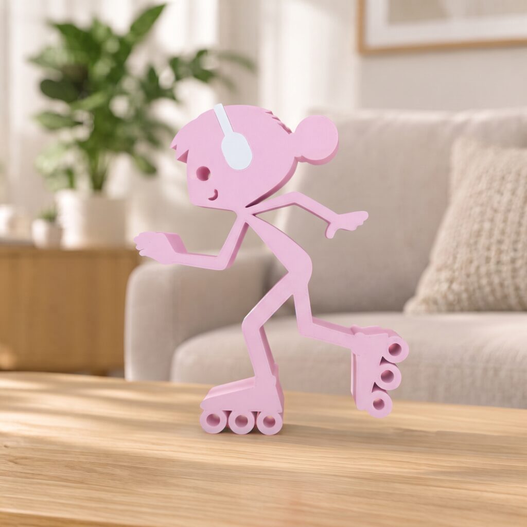 Roller Skating Girl