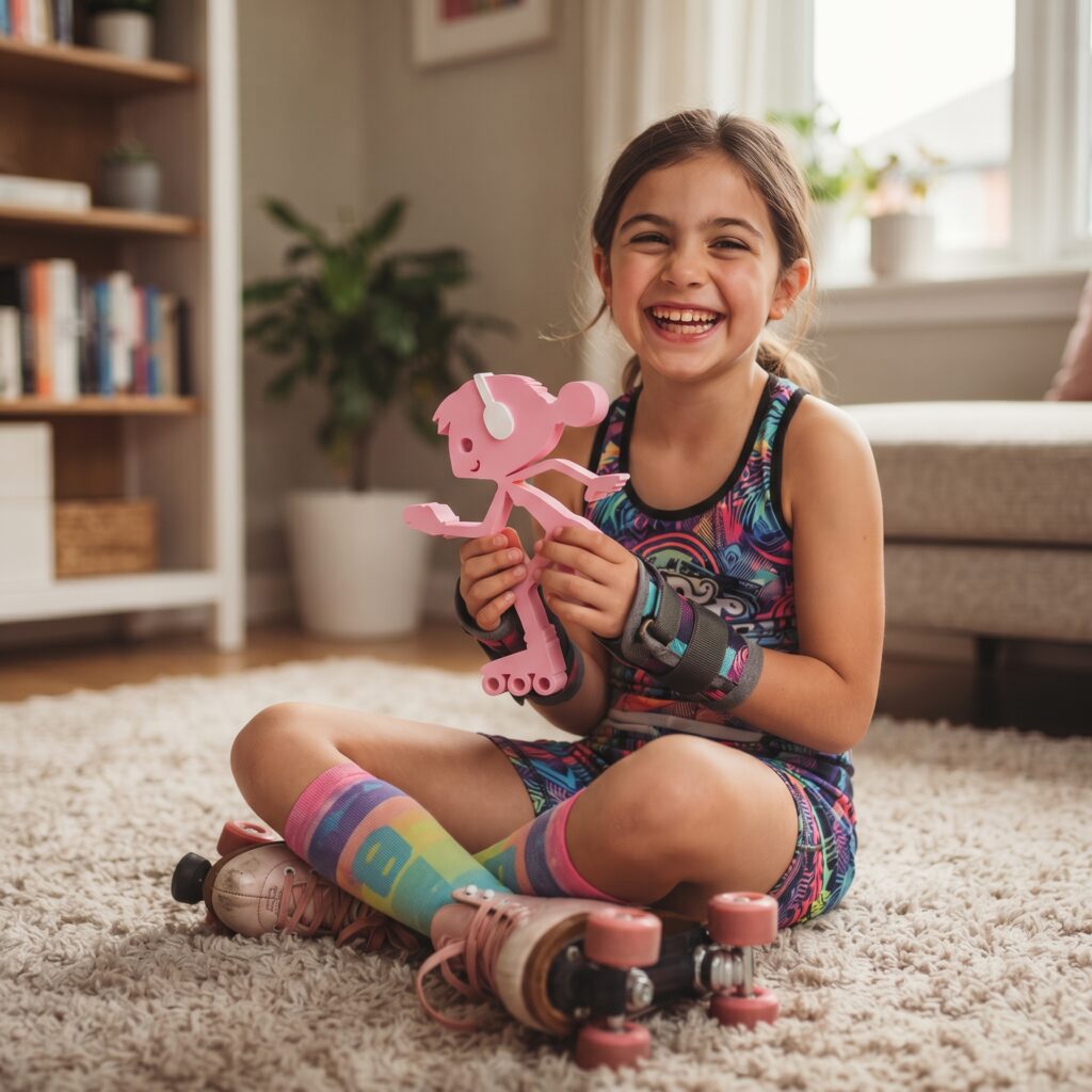 Roller Skating Girl